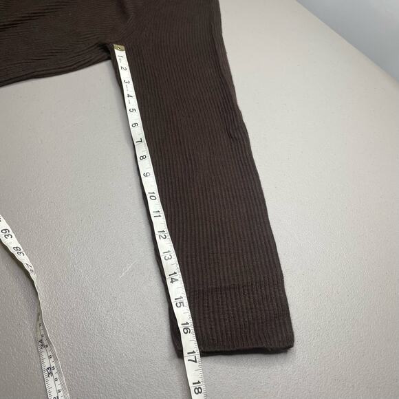 Jones New York Cardigan Sweater Toggle Button Ribbed Knit Granny Lagenlook L - Picture 9 of 10